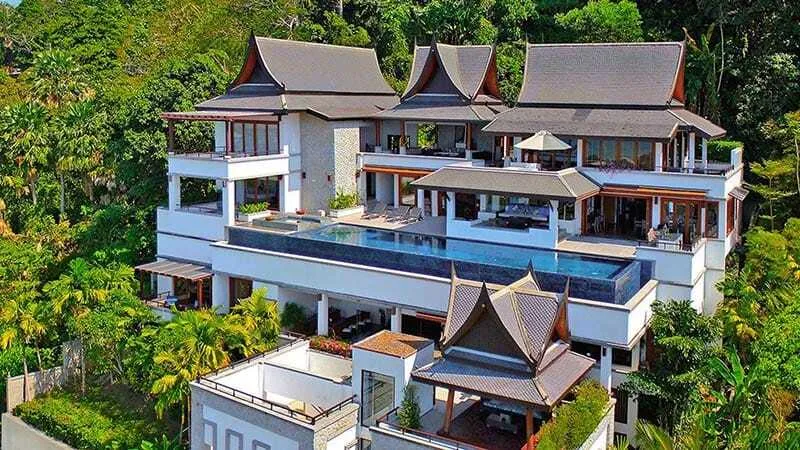 Grand Luxury Seaview 5 Bedrooms with private pool for rent in Surin Beach — Thumbnail 2
