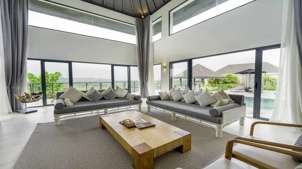 Mountain view in tropical paradise villa in Layan — Thumbnail 10