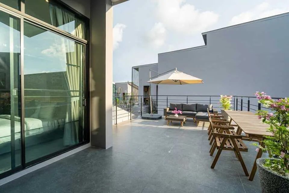 Modern 4 bedrooms with private pool for rent — Miniature 4