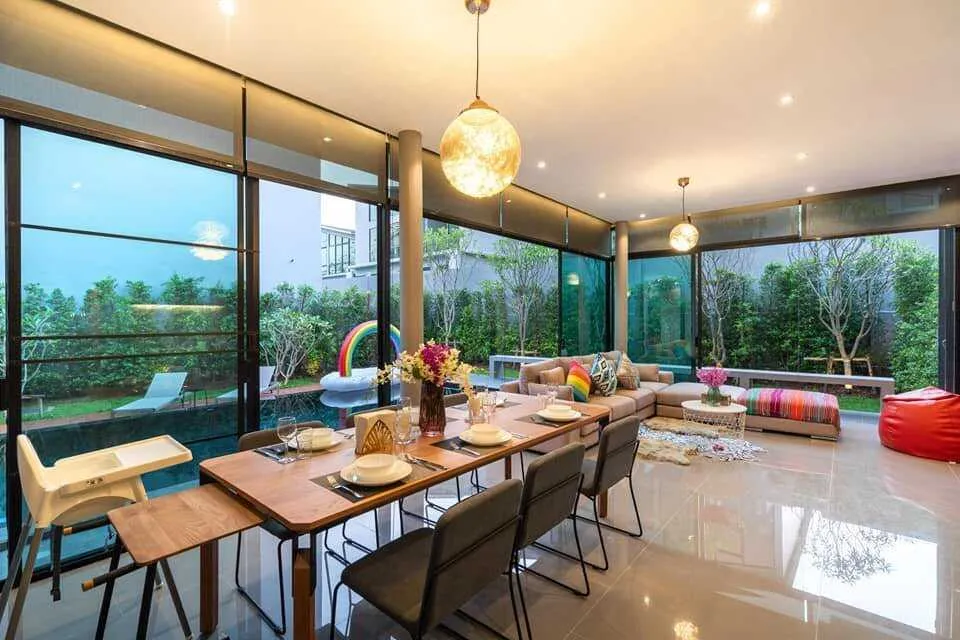 Modern 4 bedrooms with private pool for rent — Miniature 6