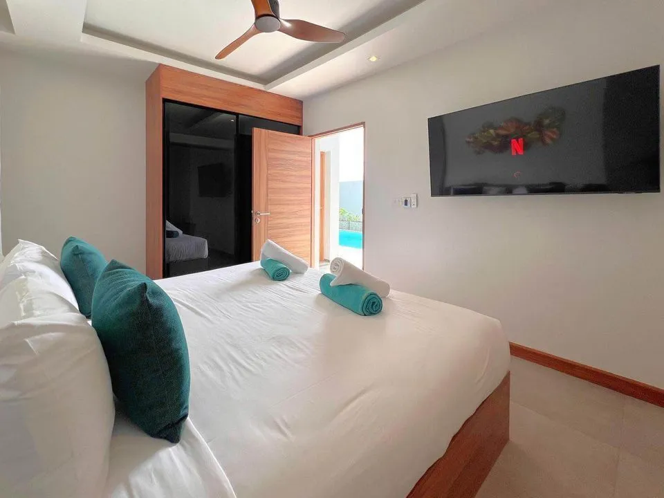 Modern 3 Bedrooms with private pool for rent in Choeng Thale — Thumbnail 8
