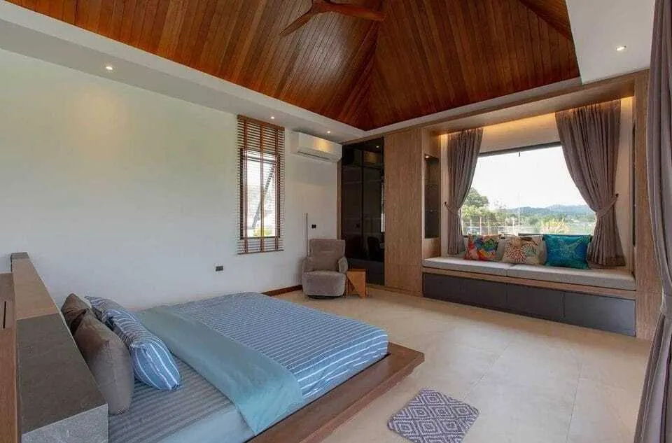 Modern 4 bedrooms with private pool villa for rent in Choeng Thale — Thumbnail 2