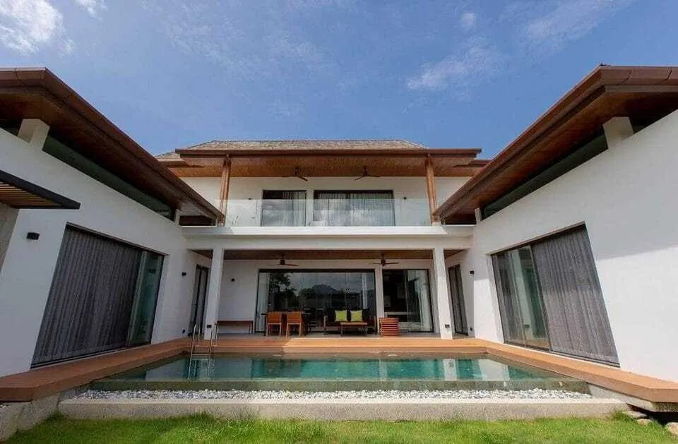 Modern 4 bedrooms with private pool villa for rent in Choeng Thale — Thumbnail 3