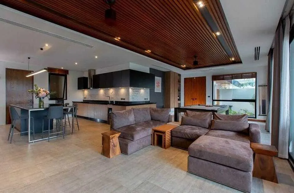 Modern 4 bedrooms with private pool villa for rent in Choeng Thale — Thumbnail 8