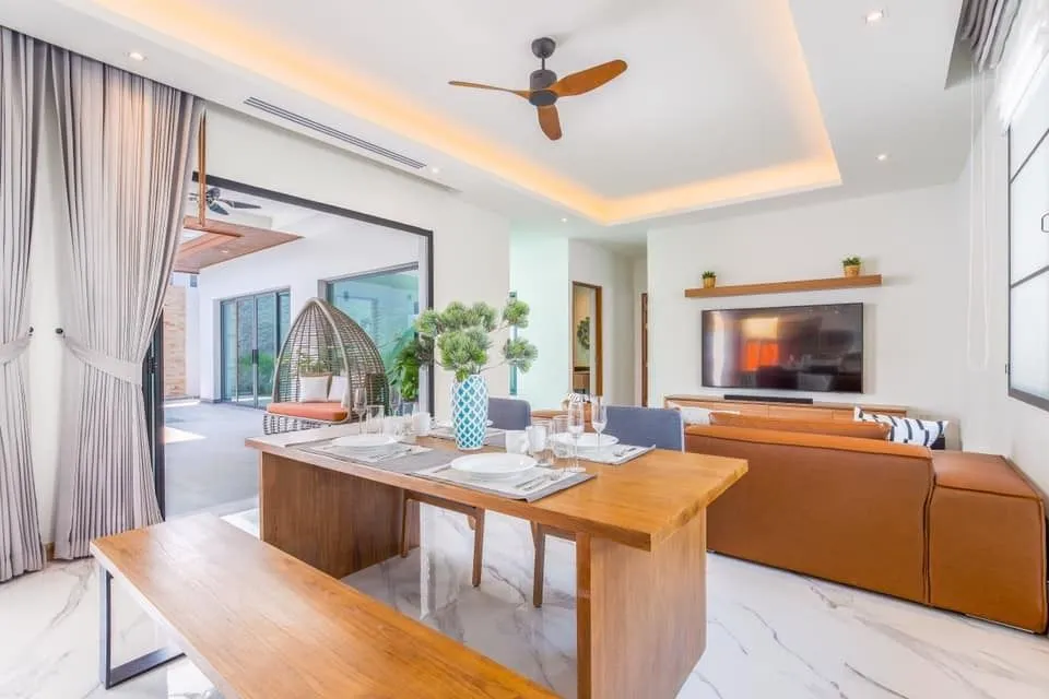 Modern 3 bedrooms with private pool villa for rent — Thumbnail 3