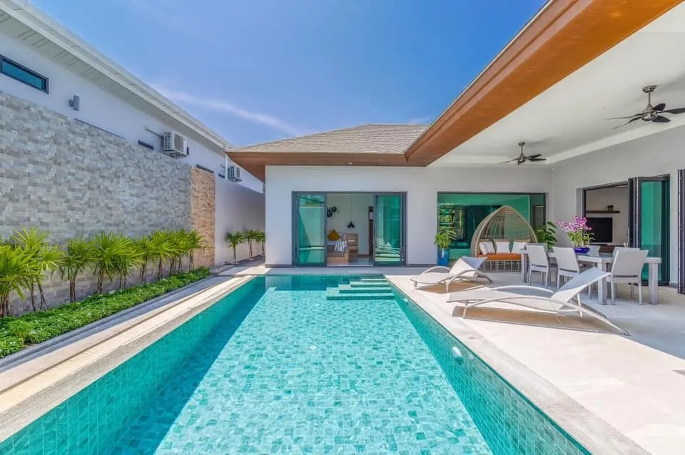 Modern 3 bedrooms with private pool villa for rent — Thumbnail 6