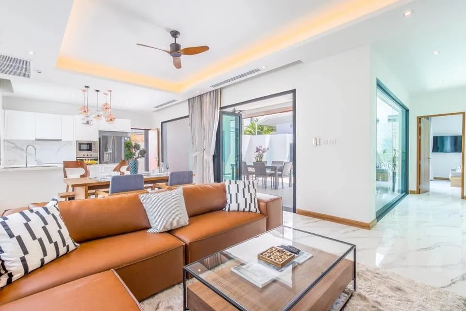 Modern 3 bedrooms with private pool villa for rent — Thumbnail 9