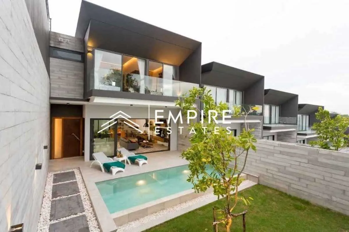 Modern 3 bedrooms with private pool for rent in Chalong