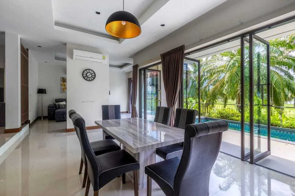 Golf course view 4 bedrooms with private pool villa for rent — Thumbnail 11