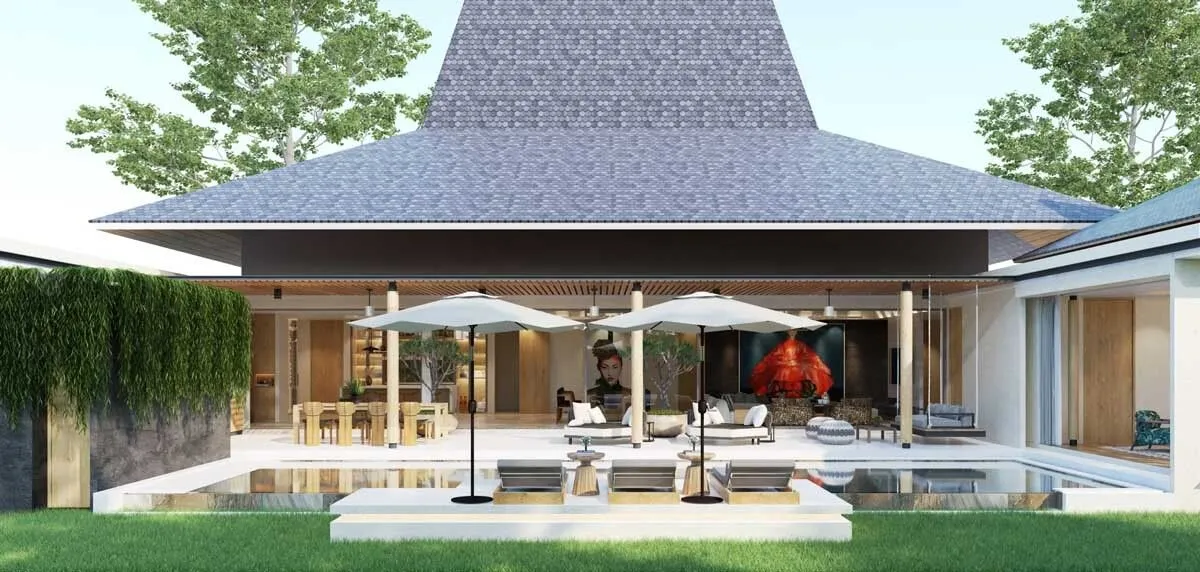Moderns pool villa with 4 bedrooms for sale in Bang Jo,Phuket — Thumbnail 11