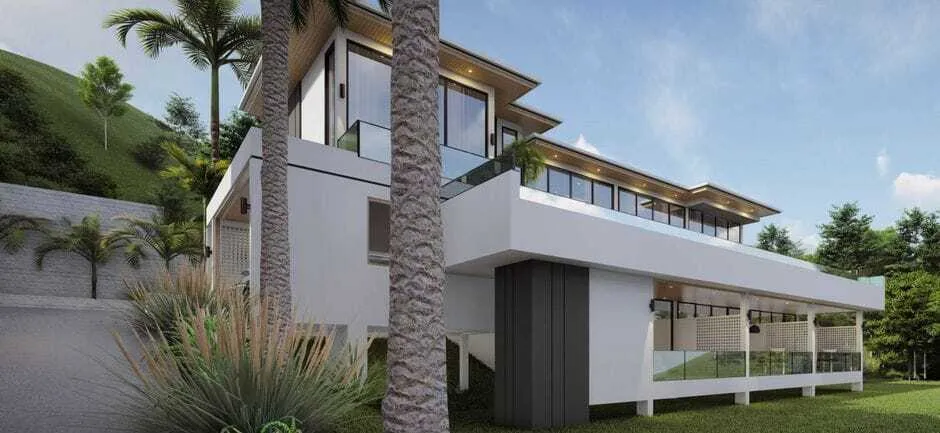 Modern Overlooking villa with 6 bedrooms for sale in Layan, Choeng Thale. — Thumbnail 14