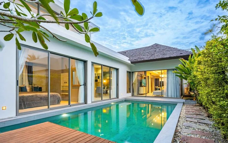 3 bedroom villa with private pool for rent in Choeng Thale — Thumbnail 18