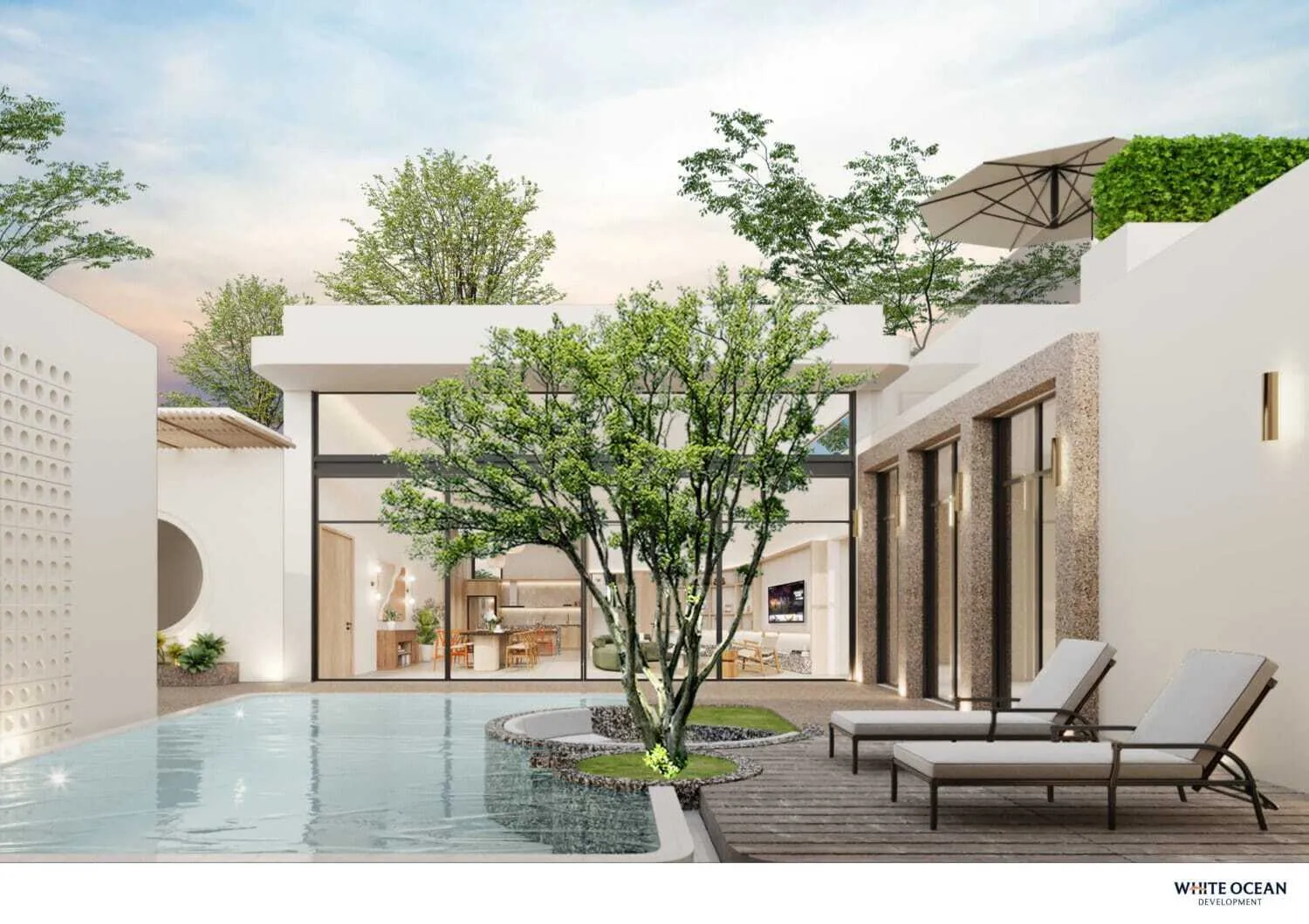 Brand New Luxurious Pool Villa 3 Bedroom in Cherngtalay, Phuket — Thumbnail 2