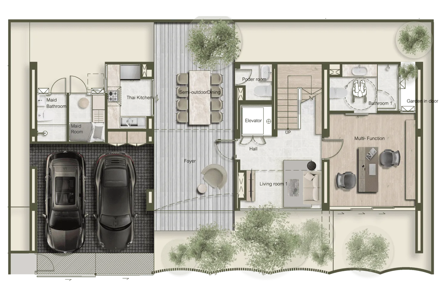 New Modern Luxury 4 Bedrooms Villa in Bangtao for sale — Thumbnail 3