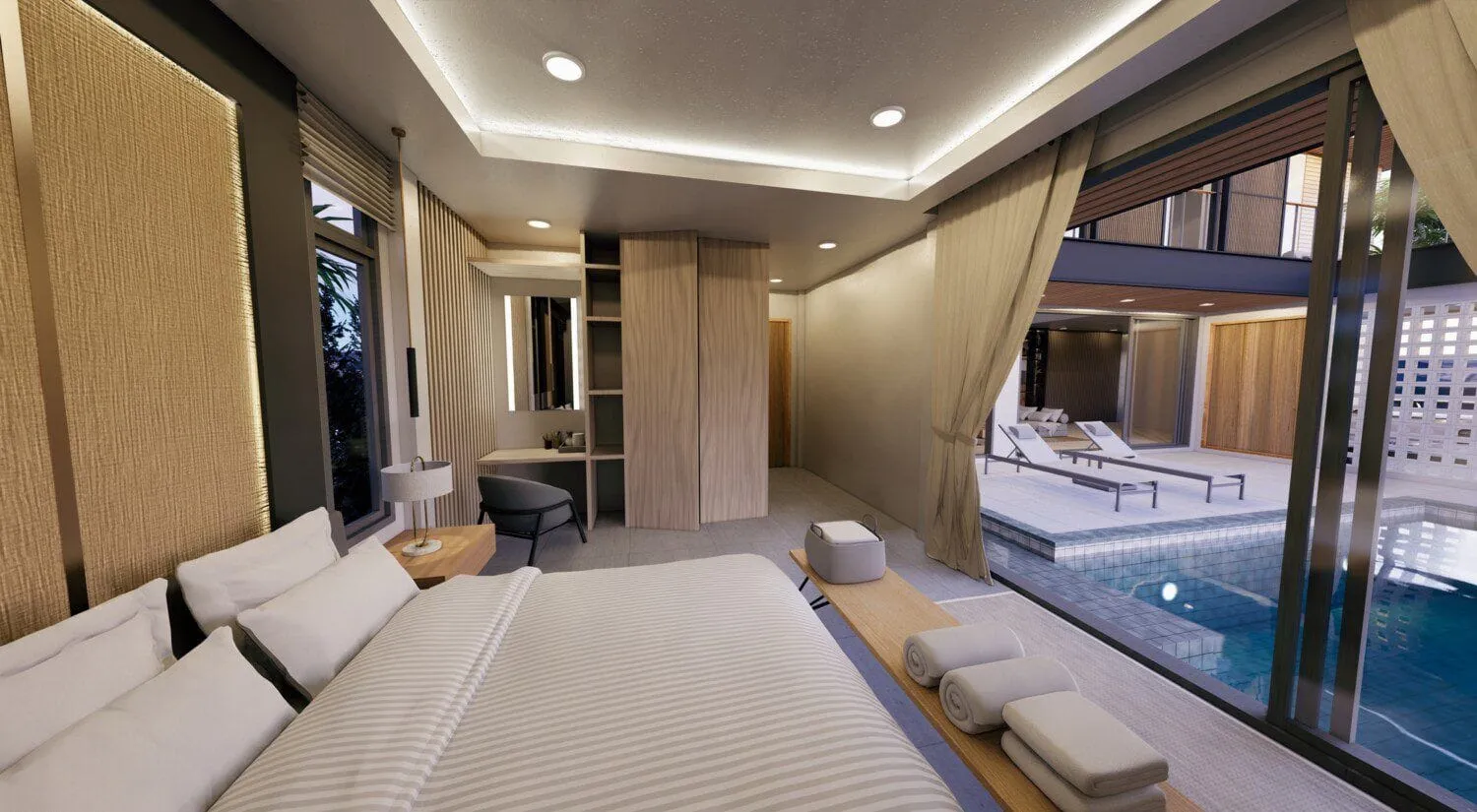 Tropical Loft 3 Bedroom Pool Villa in Choeng Thale — Thumbnail 11