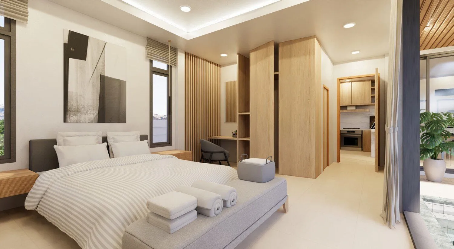 Tropical Loft 3 Bedroom Pool Villa in Choeng Thale — Thumbnail 12