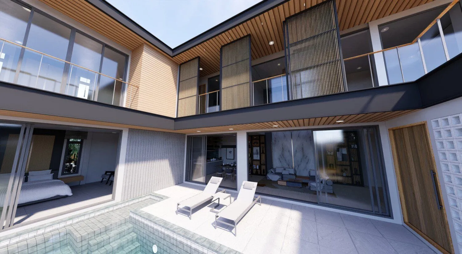 Tropical Loft 3 Bedroom Pool Villa in Choeng Thale — Thumbnail 17