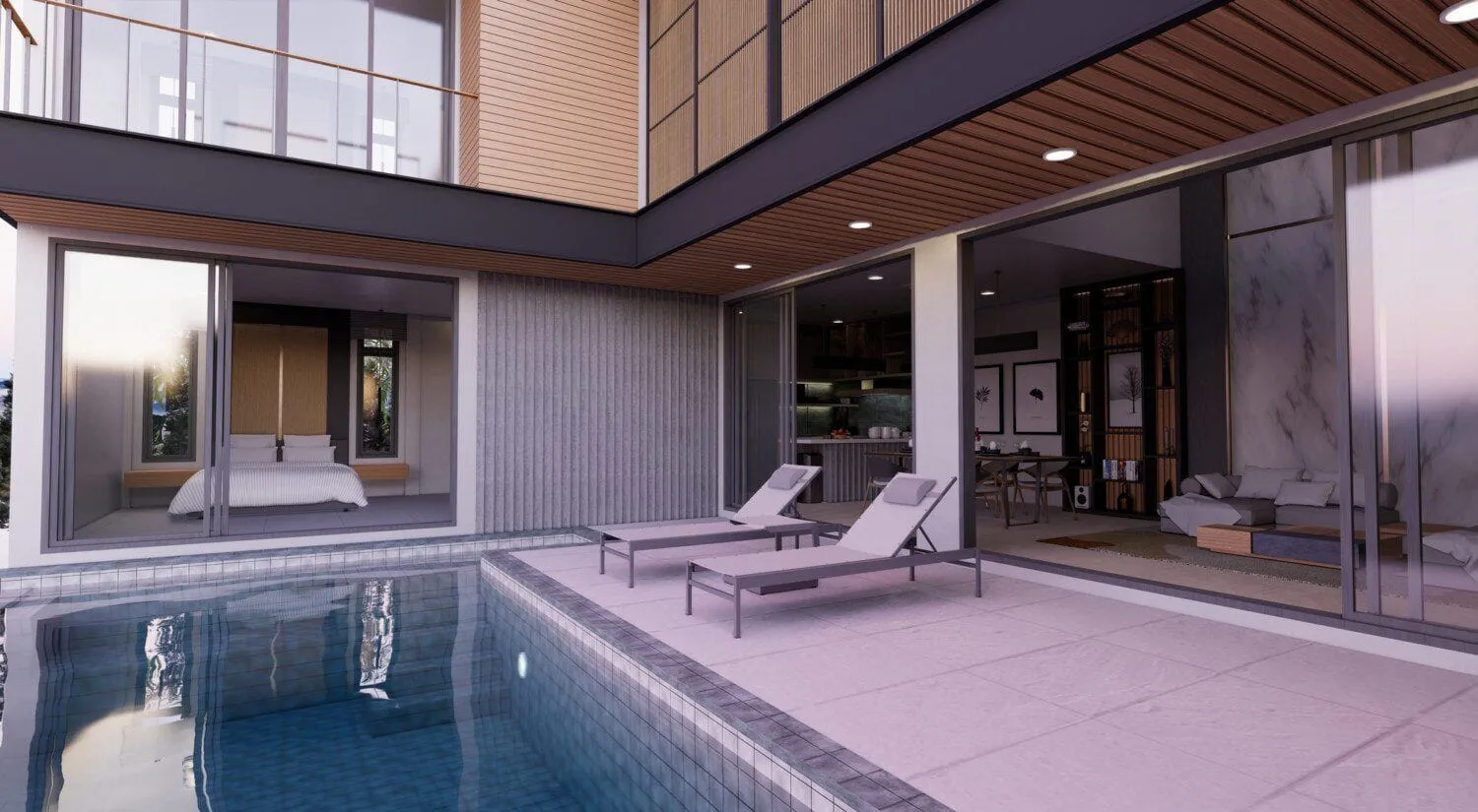 Tropical Loft 3 Bedroom Pool Villa in Choeng Thale — Thumbnail 18