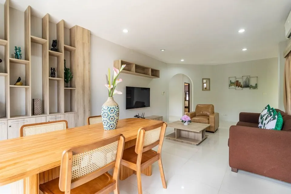 Large garden 3 bedroom villa for rent in Choeng thale — Thumbnail 6
