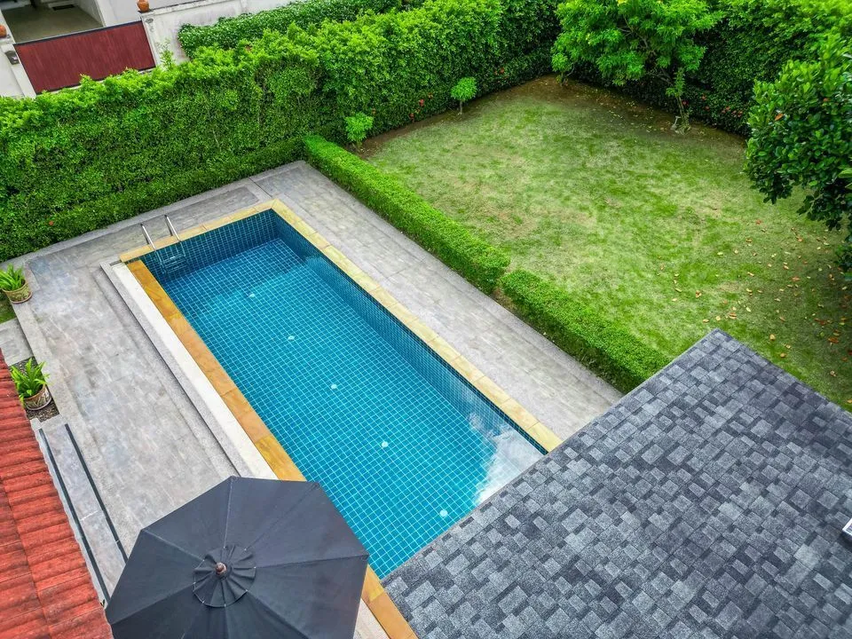 Large garden 3 bedroom villa for rent in Choeng thale — Thumbnail 10