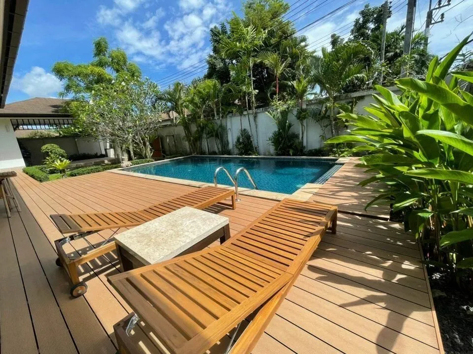 Beautiful Tropical 3Bedsroom Pool Villa For Rent, Layan, Phuket — Thumbnail 9