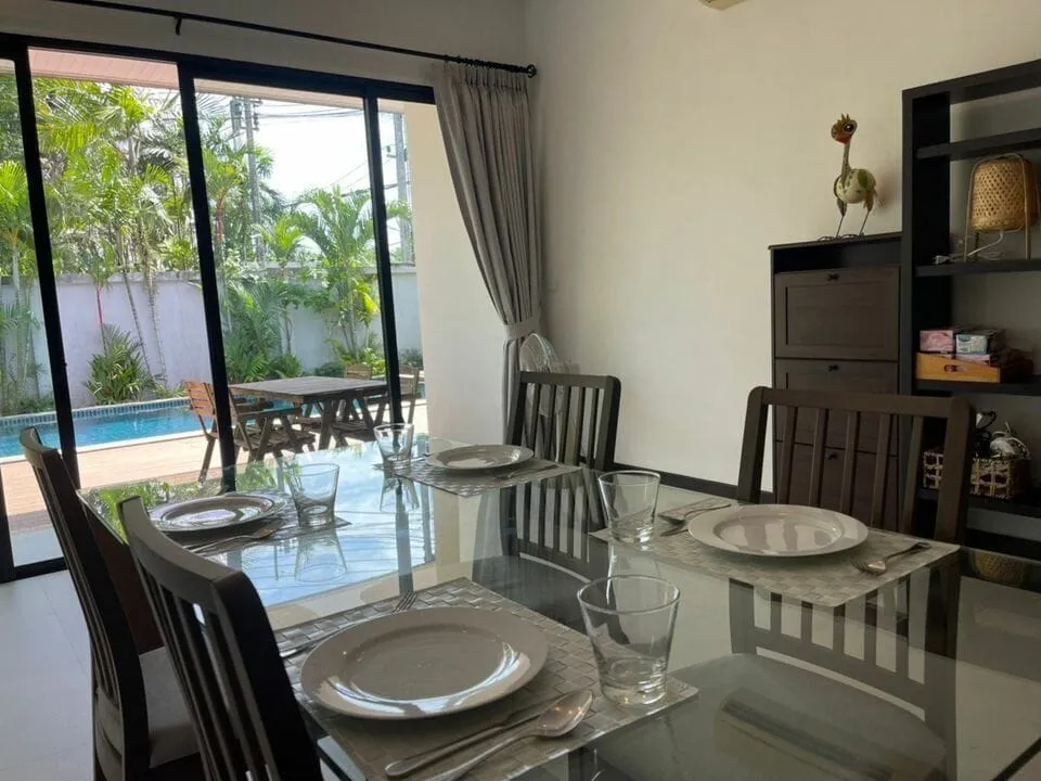 Beautiful Tropical 3Bedsroom Pool Villa For Rent, Layan, Phuket — Thumbnail 15