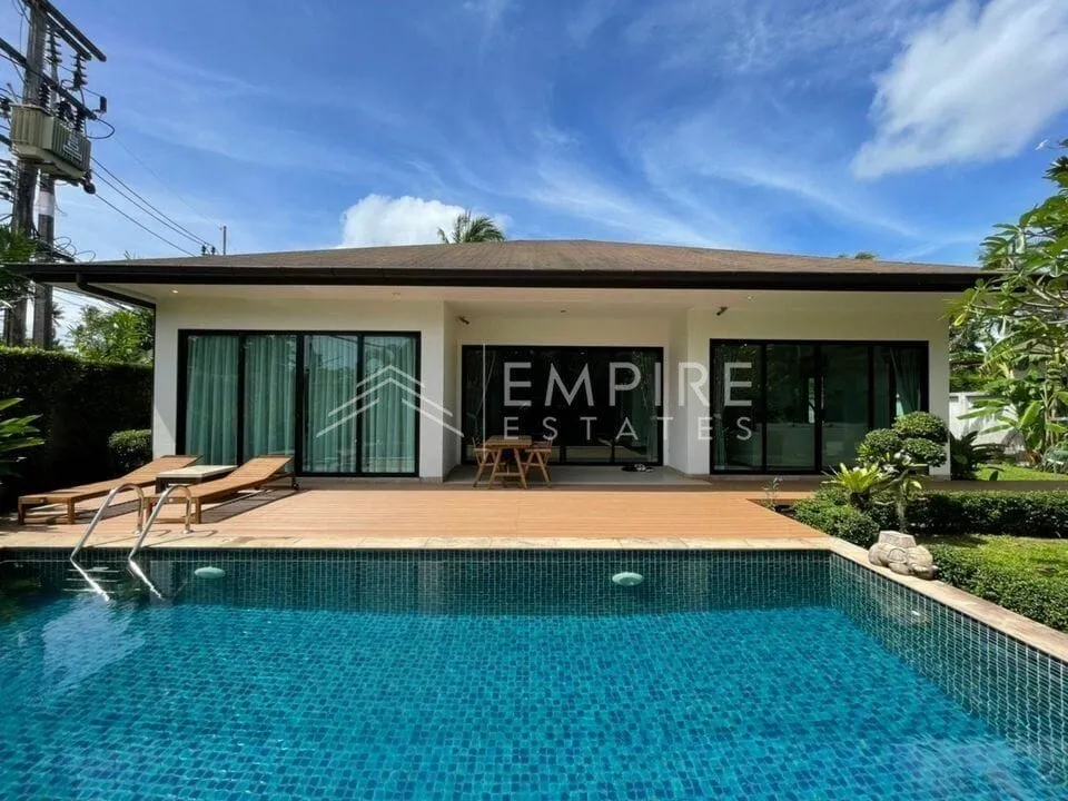 Beautiful Tropical 3Bedsroom Pool Villa For Rent, Layan, Phuket — Thumbnail 22