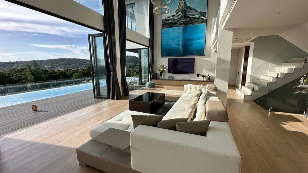 Luxurious Sea view 6 bedroom with private pool villa for sell in Layan — Thumbnail 3