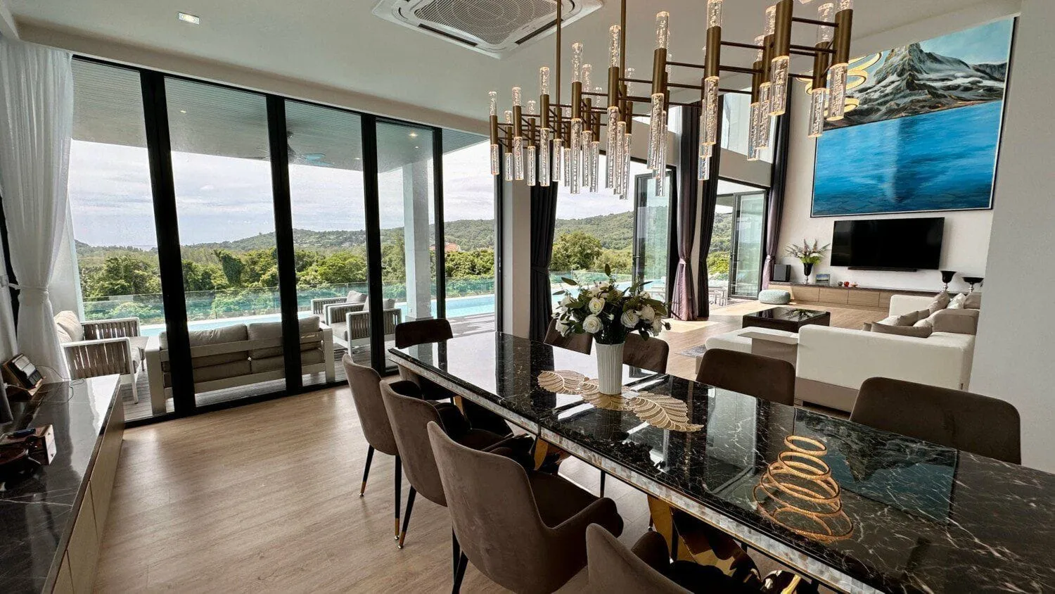 Luxurious Sea view 6 bedroom with private pool villa for sell in Layan — Thumbnail 8