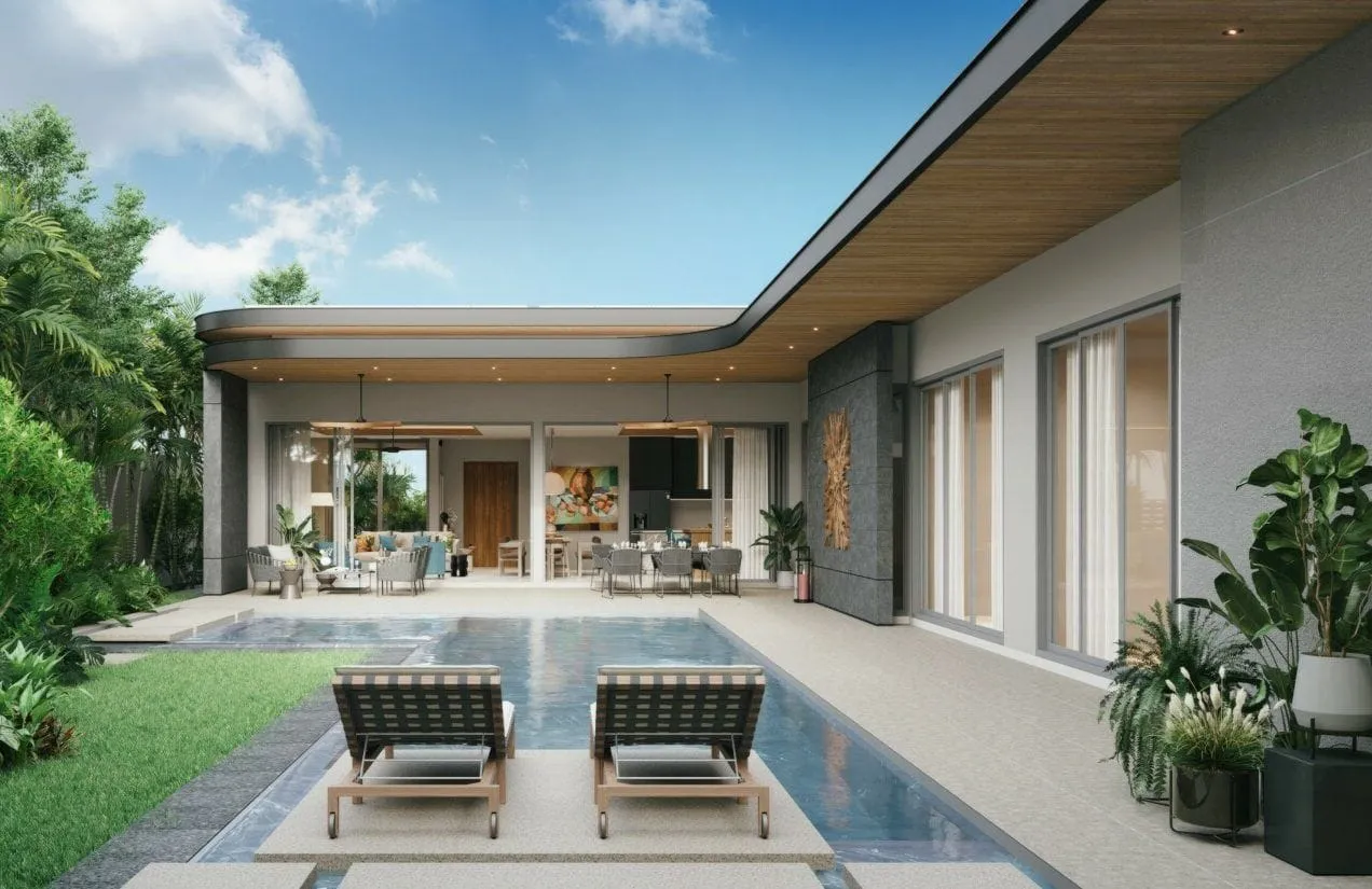 3Bedroom Modern Pool Villa For Sale, Layan, Phuket — Thumbnail 4