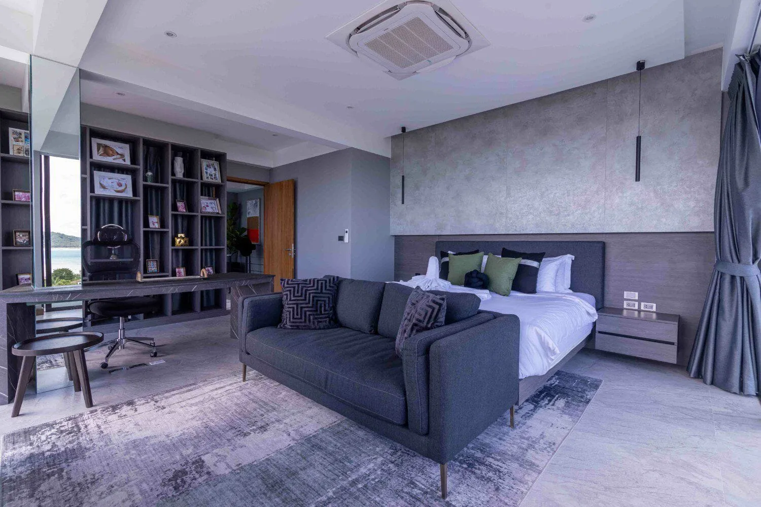 6 Bedrooms Modern Style with Sea View  Private Pool Villa in  Rawai Phuket — Thumbnail 13