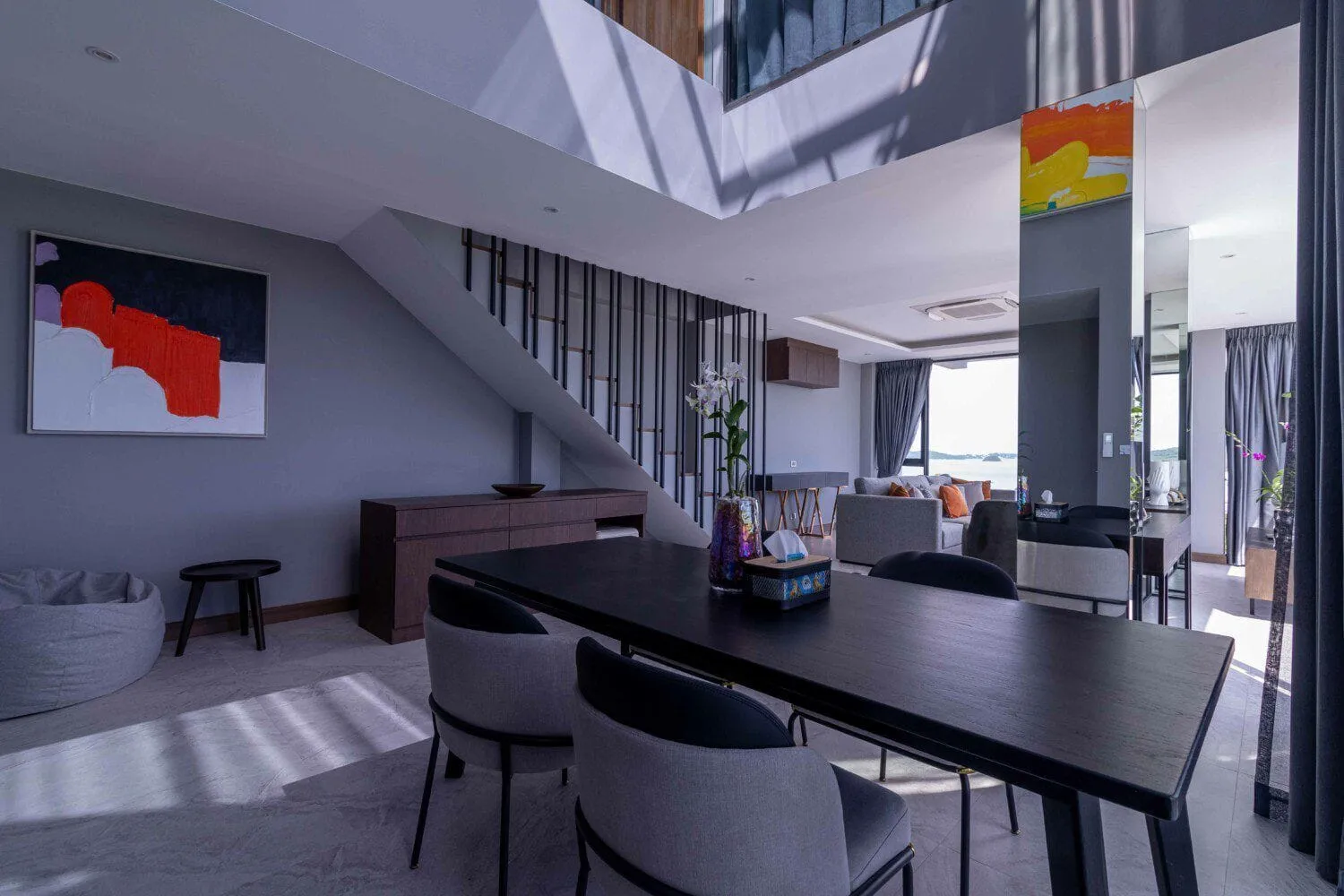 6 Bedrooms Modern Style with Sea View  Private Pool Villa in  Rawai Phuket — Thumbnail 16