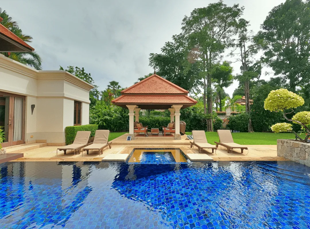 Exclusive 4 Bedroms and Office Rooms Villa 1300 Sqm. With Private Pool For Sale In Bangtao Phuket — Thumbnail 14
