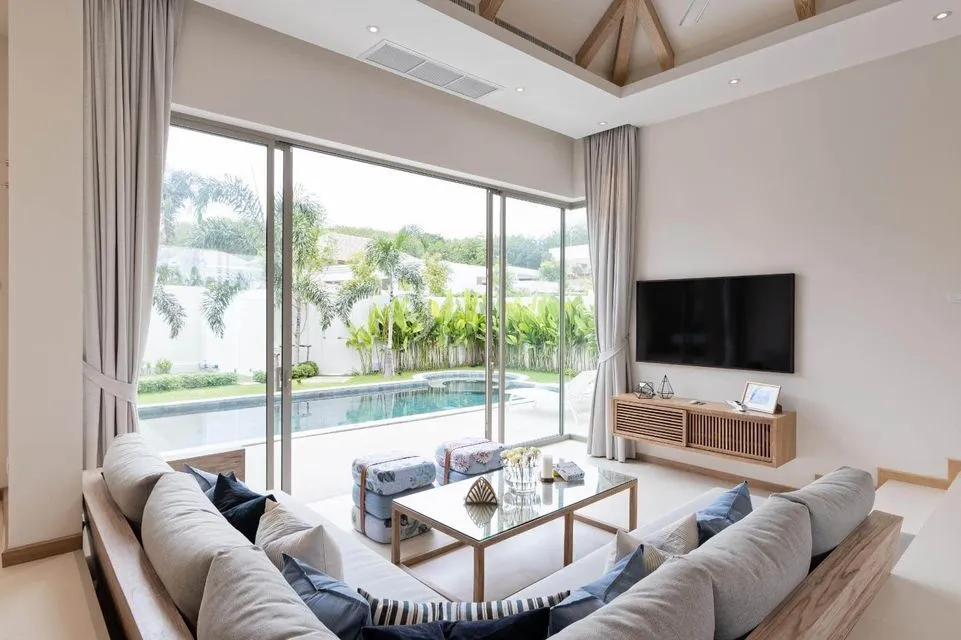 Trichada Tropical Pool Villa – 3 bedrooms with private pool for rent in Choeng Thale — Thumbnail 12