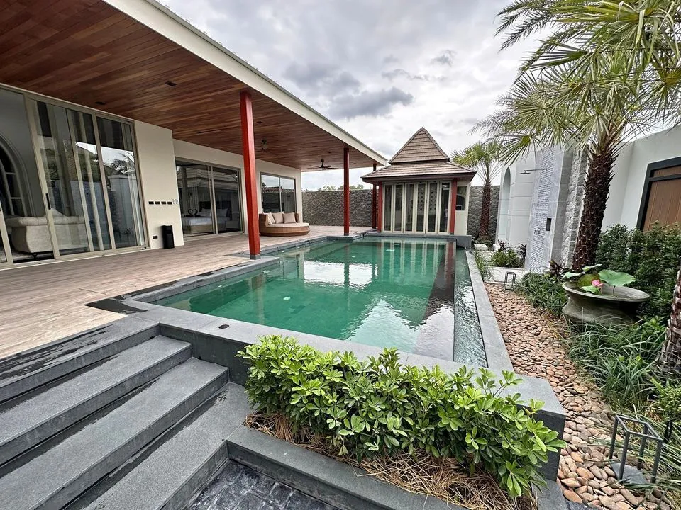 Brand new 3 bedrooms villa for rent in Choeng Thale — Thumbnail 2
