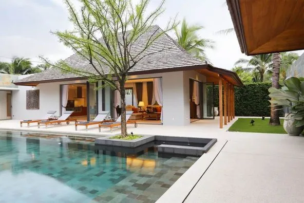 Beautiful Anchan 4 bedrooms villa with private pool for rent in Choeng Thale,Thalang — Thumbnail 8