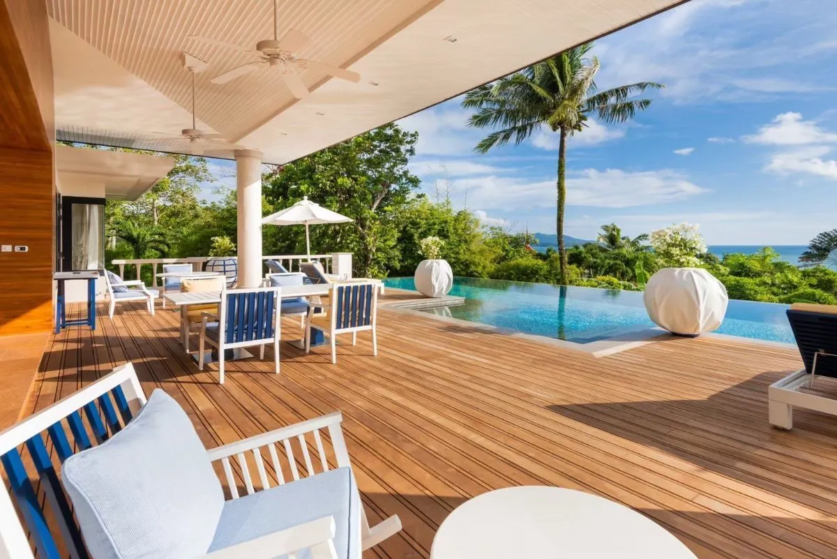Luxury Stunning 3 Bedrooms Sea View With Private Pool For Sale In Choeng Thale Phuket — Thumbnail 11