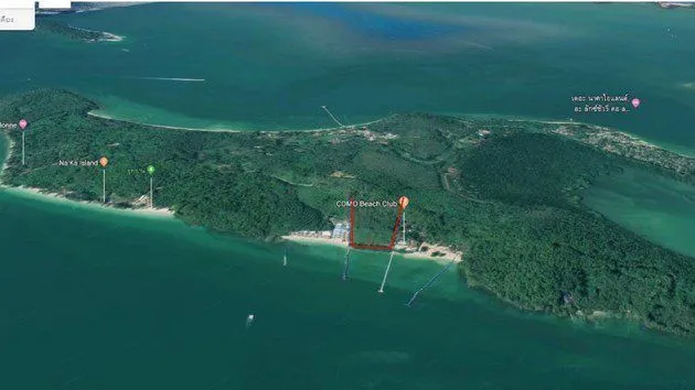Land 94 Rai Next to Sandy Beach For Sale At Naka Yai Island Phuket — Thumbnail 4
