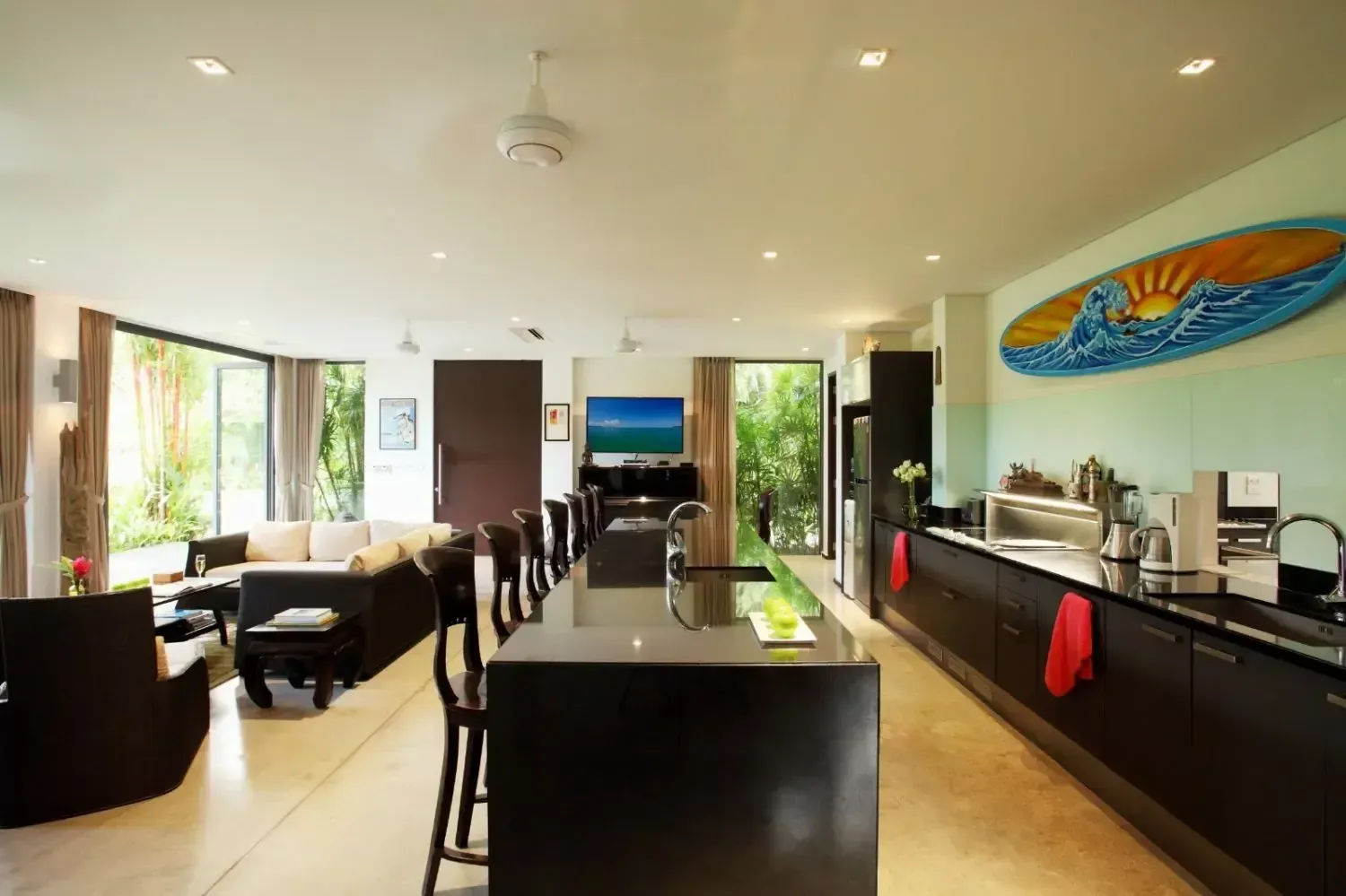 Private Pool Villa For Rent, walking distance to the beach, Choeng Thale,  Phuket — Thumbnail 5