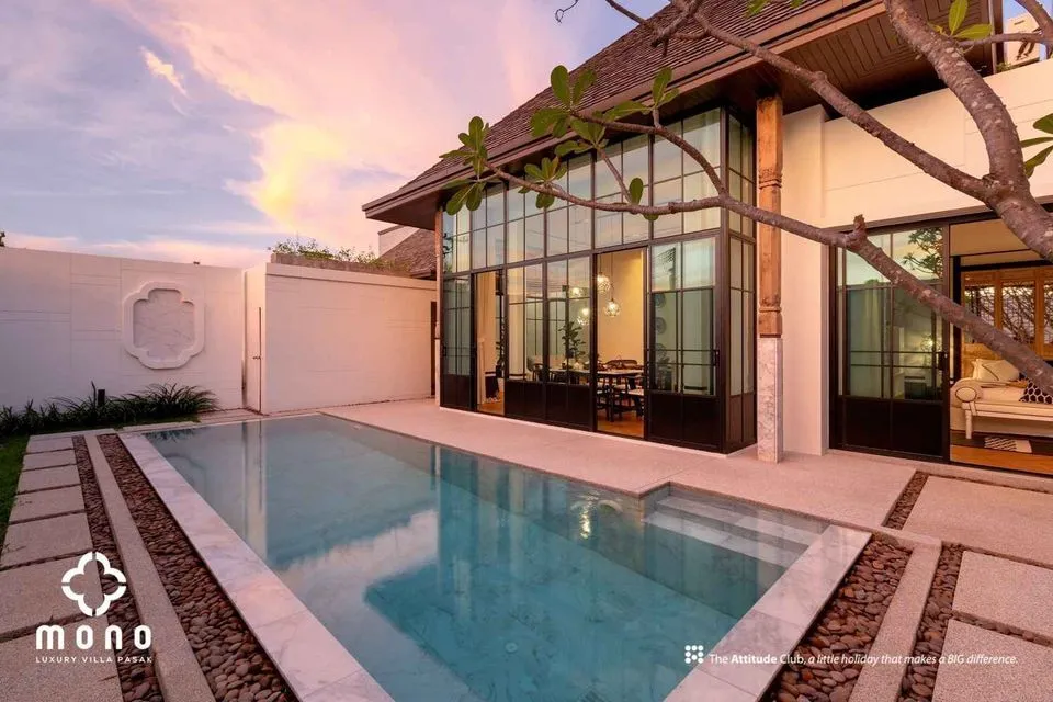 Mono villa 2 bedroom with Private pool for rent in Choeng Thale — Thumbnail 4