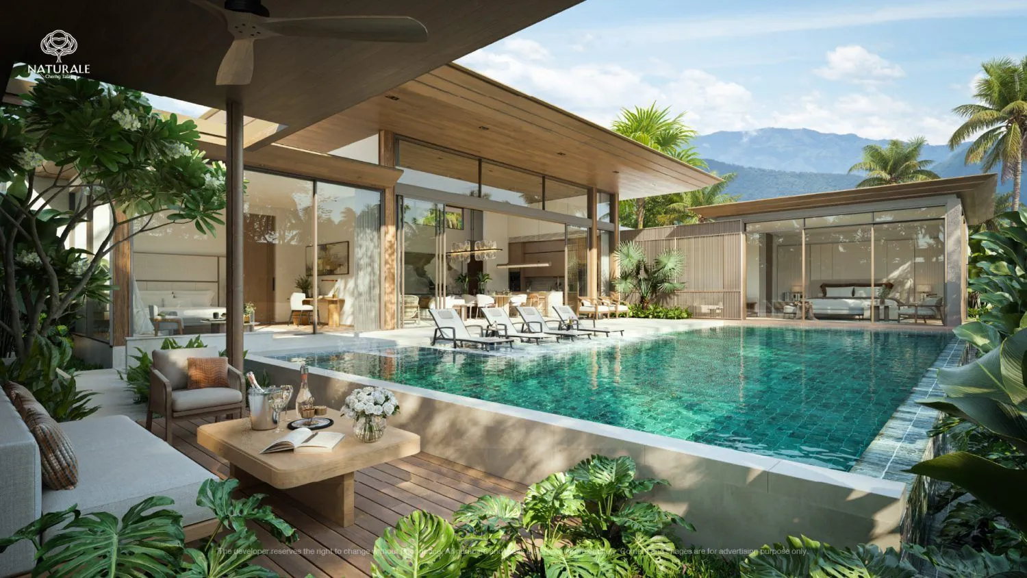 New Project 4 bedroom villa with Mountain view for sale in Choeng Thale — Thumbnail 3