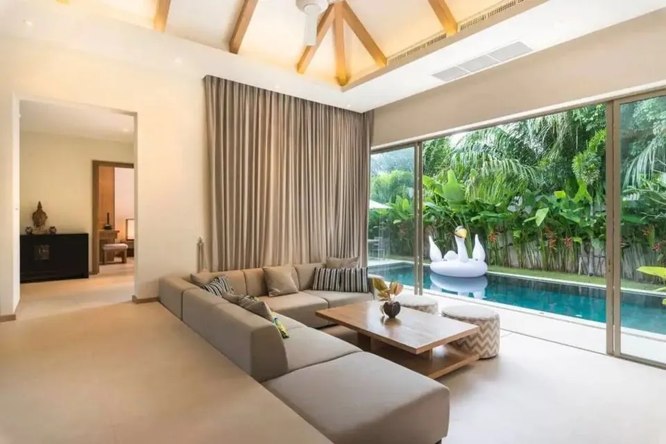 Trichada villa – 3 bedrooms with provate pool for rent in Choeng Thale — Thumbnail 3