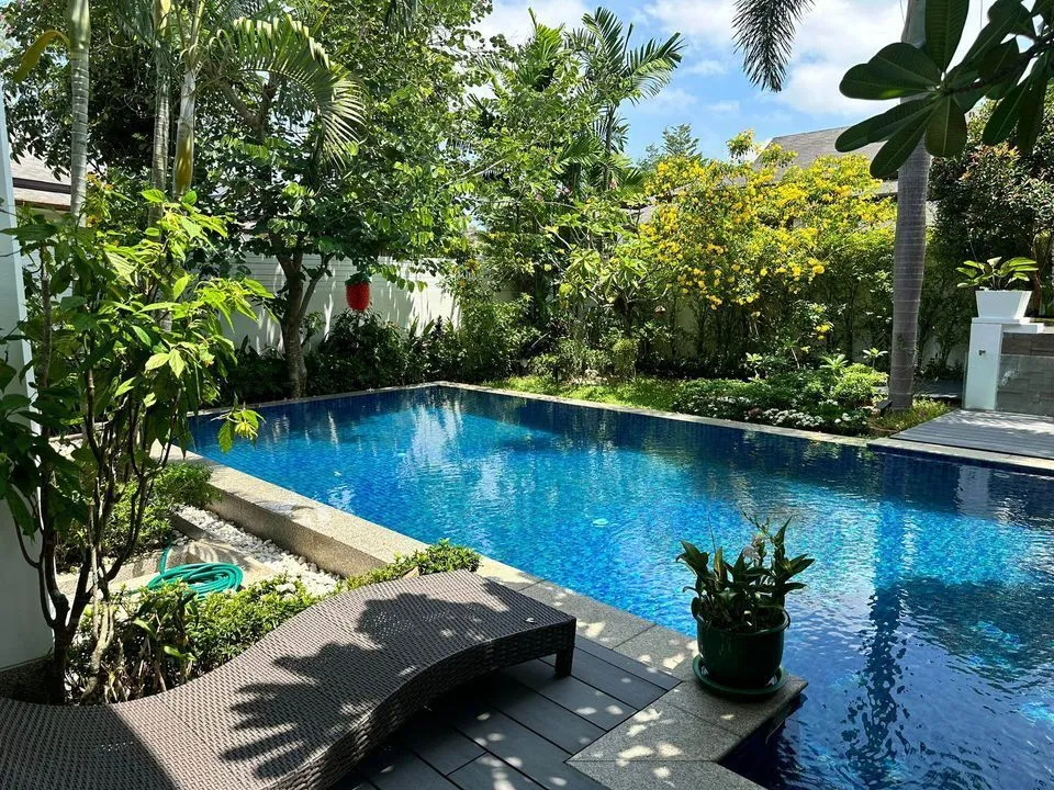 Spacious 3 bedroom with private pool for rent in Layan Beach — Thumbnail 3