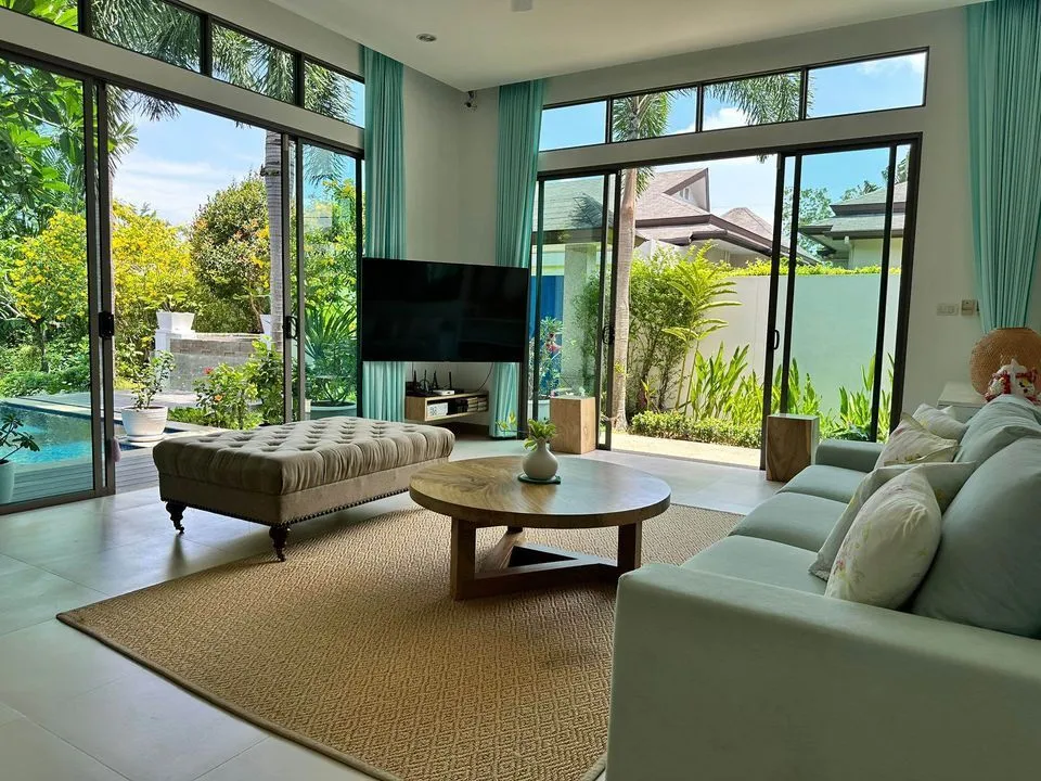 Spacious 3 bedroom with private pool for rent in Layan Beach — Thumbnail 4