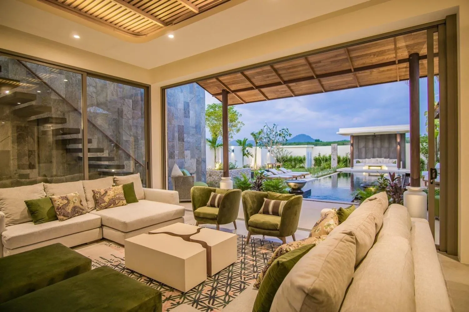 Garden Atlas Villa – 3+1 bedrooms with private pool for rent in Choeng Thale — Thumbnail 2