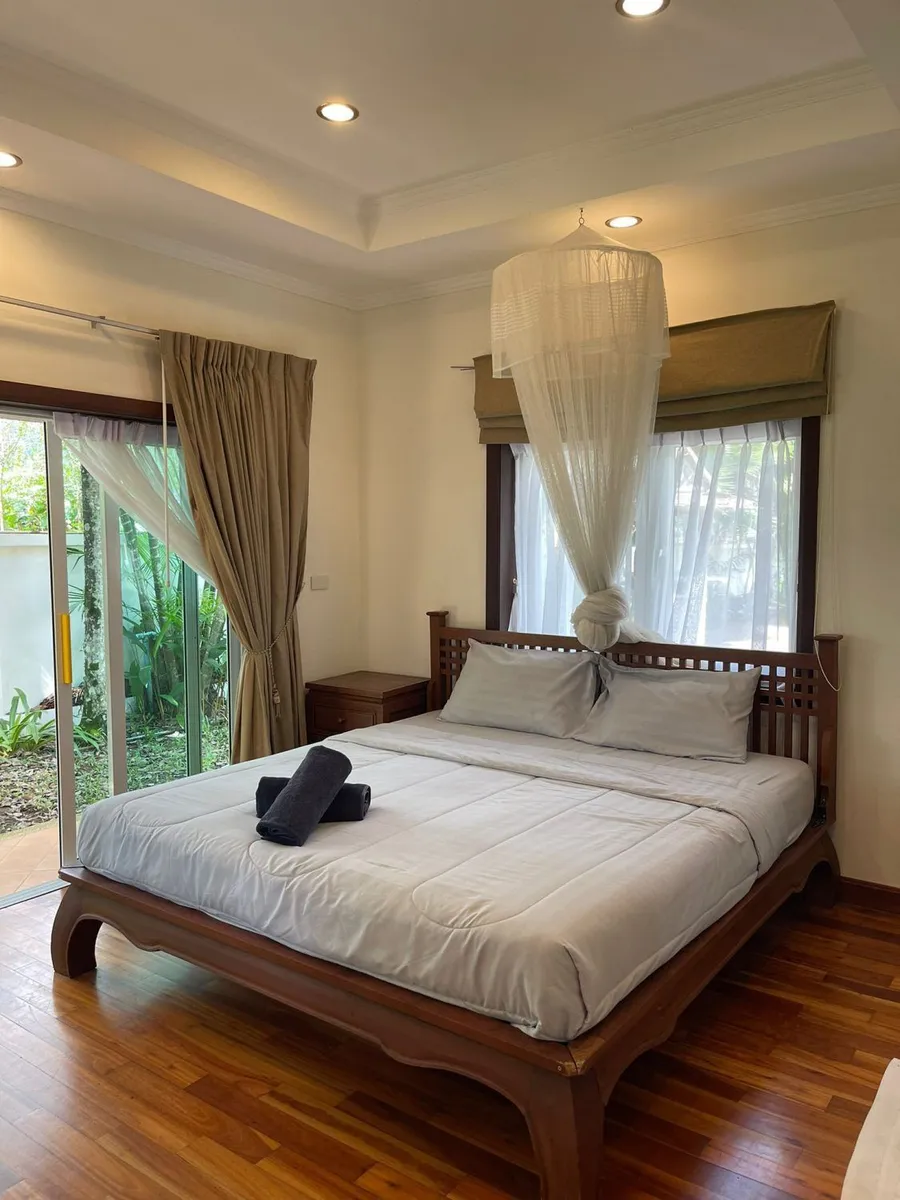 Garden house  – 4 bedrooms with private pool for rent in Choeng Thale — Thumbnail 14