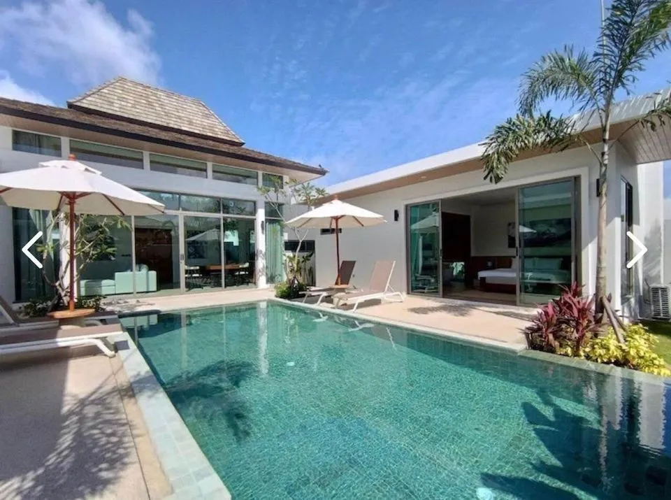 Elegant 2-Bedroom Pool Villa for Yearly Rent in Choeng Thale, Phuket — Thumbnail 2
