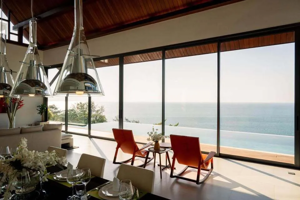 Elegant 4-Bedroom Sea View Pool Villa for Rent in Nai Thon — Thumbnail 3