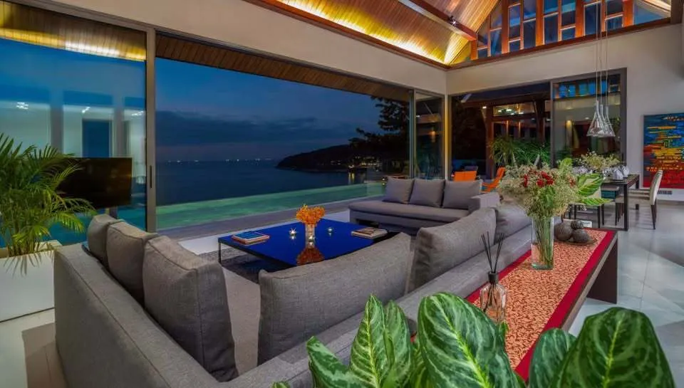 Stunning 4-Bedroom Sea View Pool Villa for Yearly Rental in Phuket — Thumbnail 4