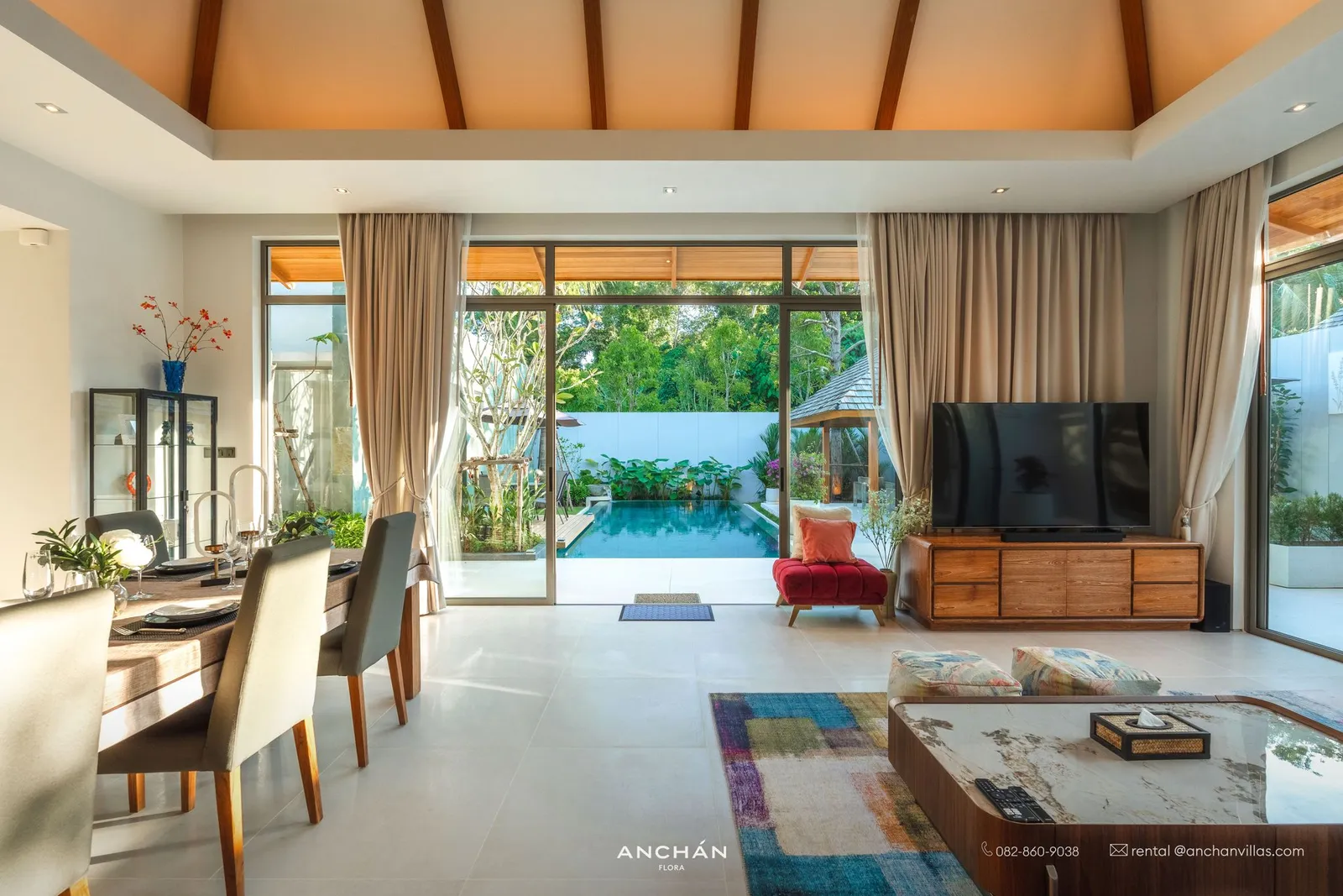 Elegant 2-Bedroom Pool Villa for Rent in Anchan Flora – Luxury Living in Phuket — Thumbnail 8